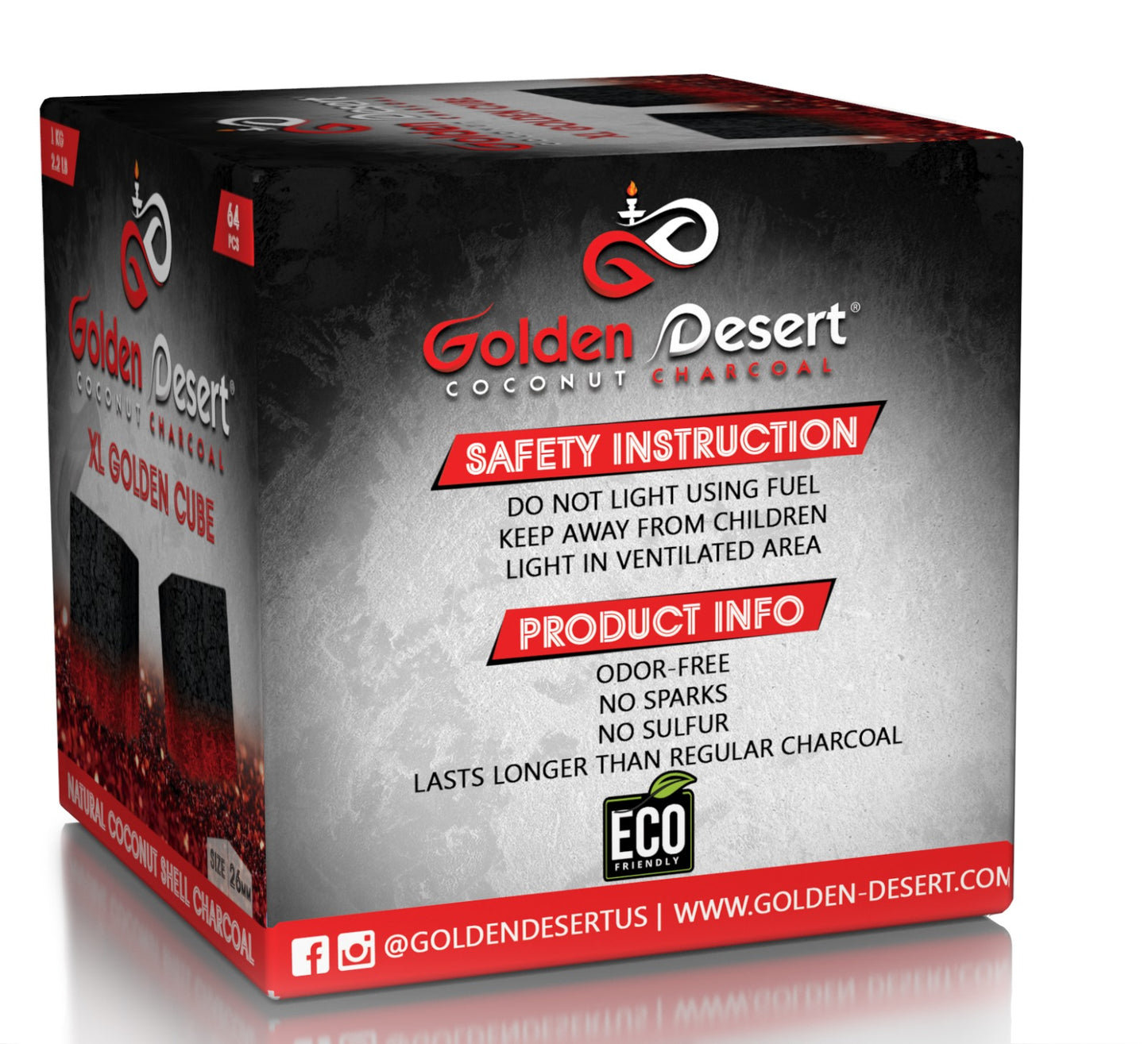 GOLDEN DESERT XL CHARCOAL