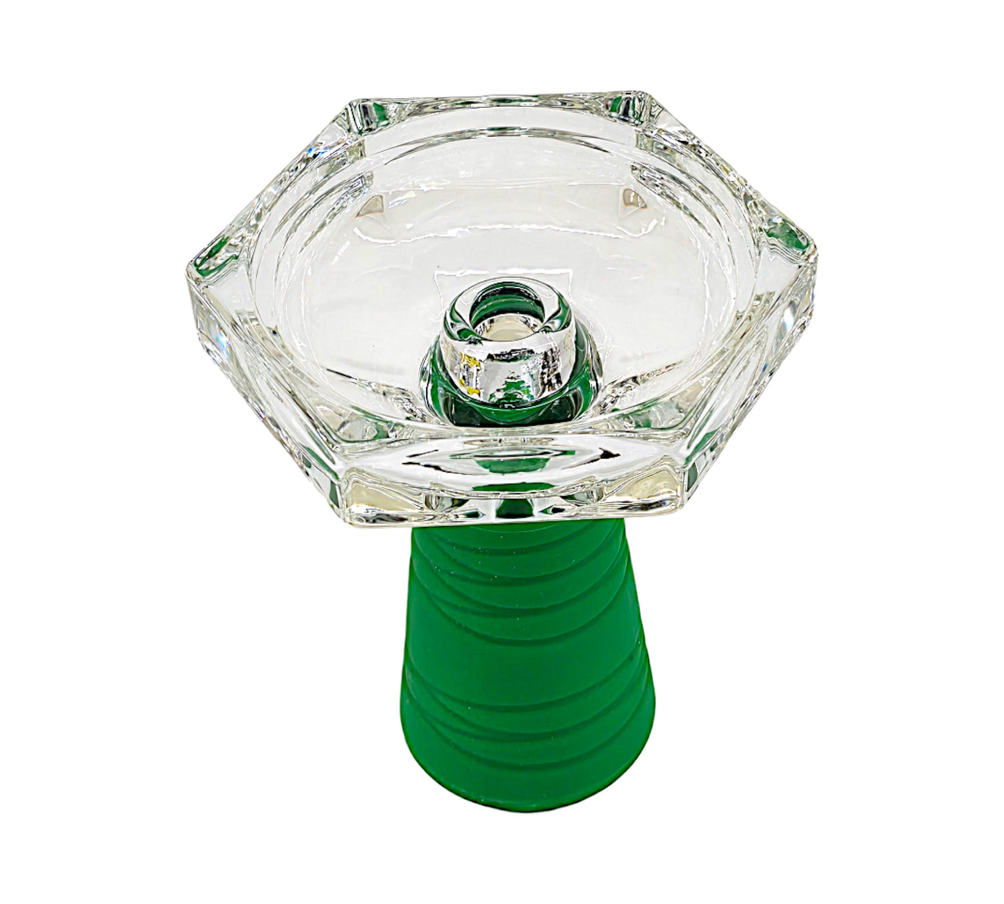 SILICONE WITH GLASS BOWL