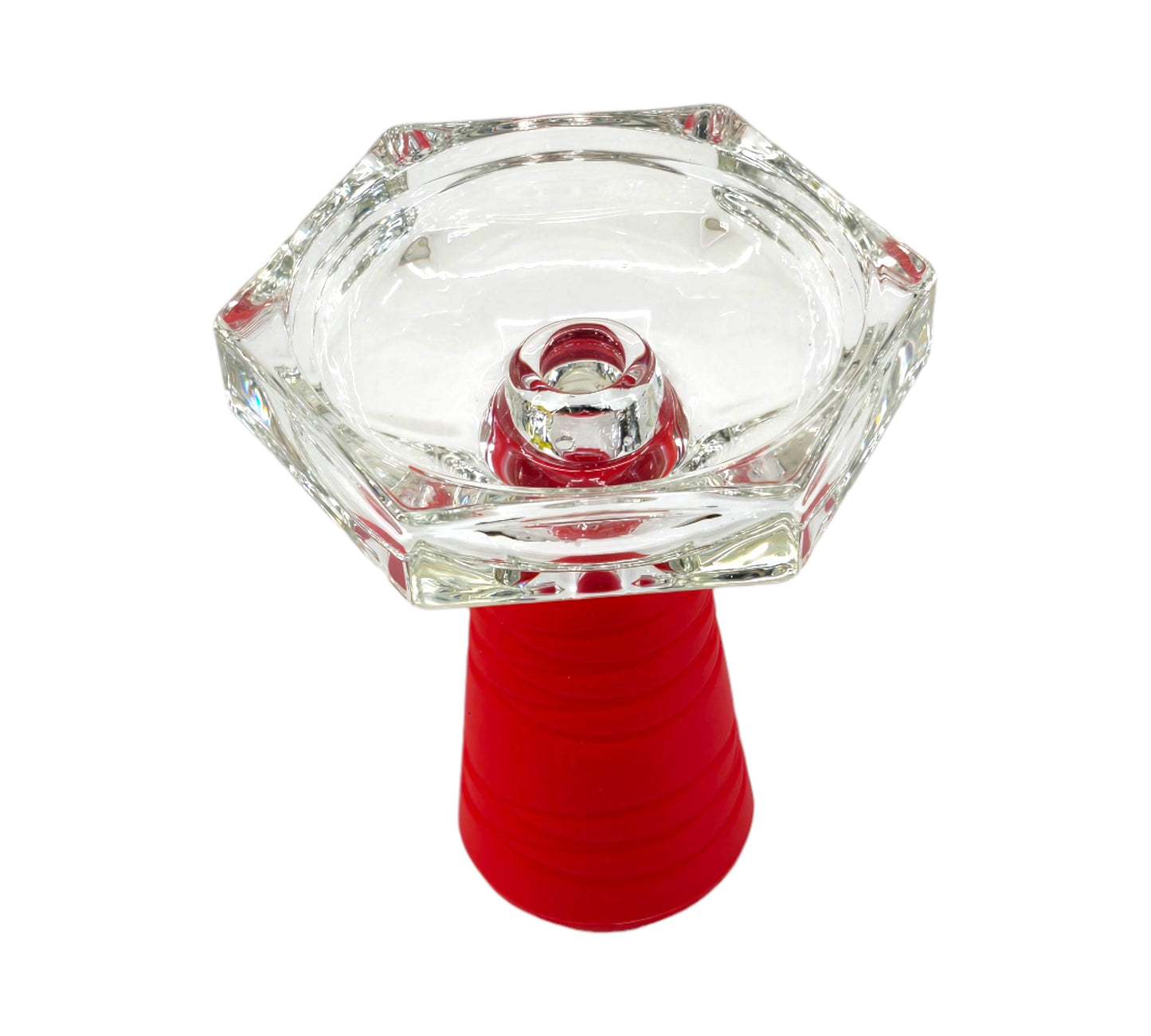 SILICONE WITH GLASS BOWL