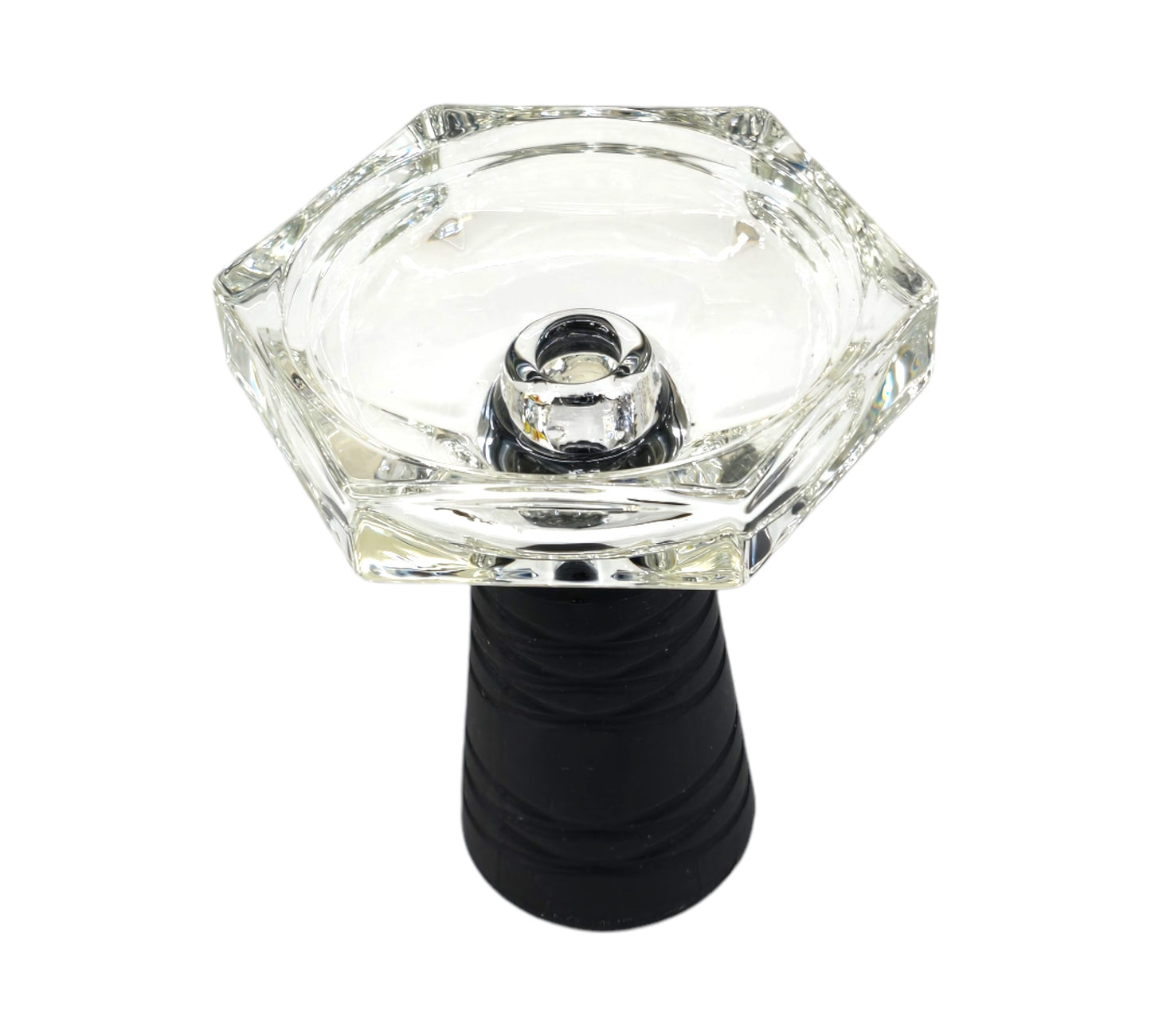SILICONE WITH GLASS BOWL