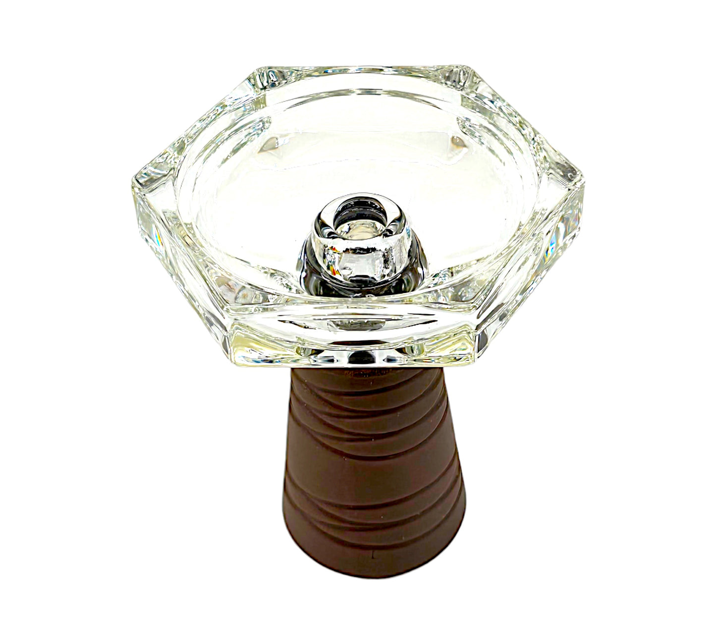 SILICONE WITH GLASS BOWL