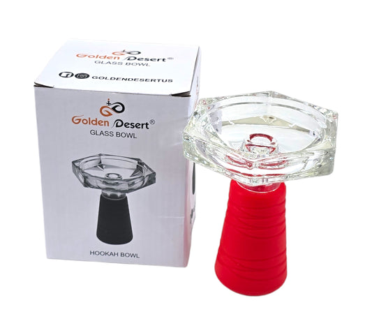 SILICONE WITH GLASS BOWL