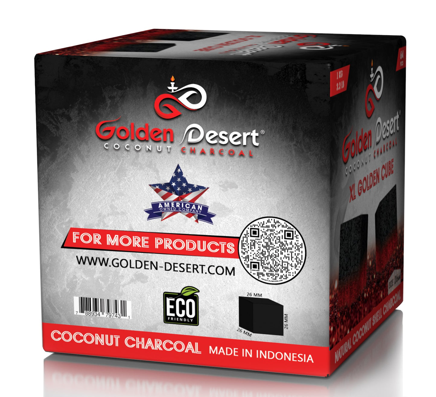 GOLDEN DESERT XL CHARCOAL
