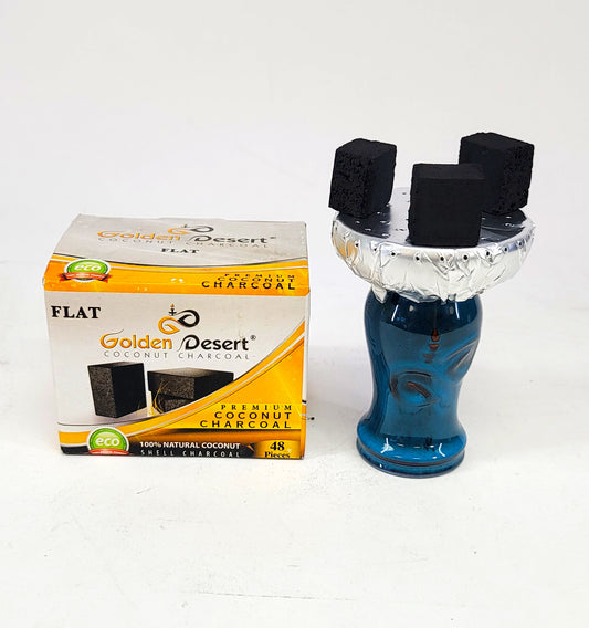 GD 0.50 KG Golden Flat coconut charcoal 36 pcs