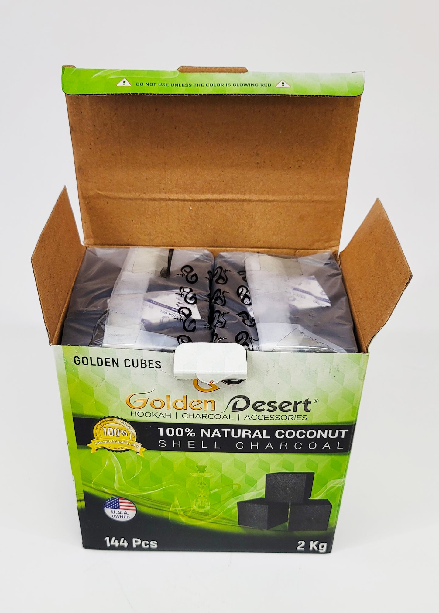 Golden Desert 2 kg box coconut charcoal