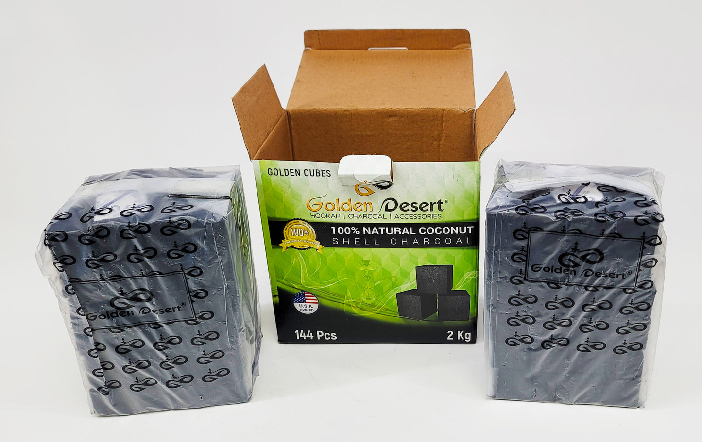 Golden Desert 2 kg box coconut charcoal