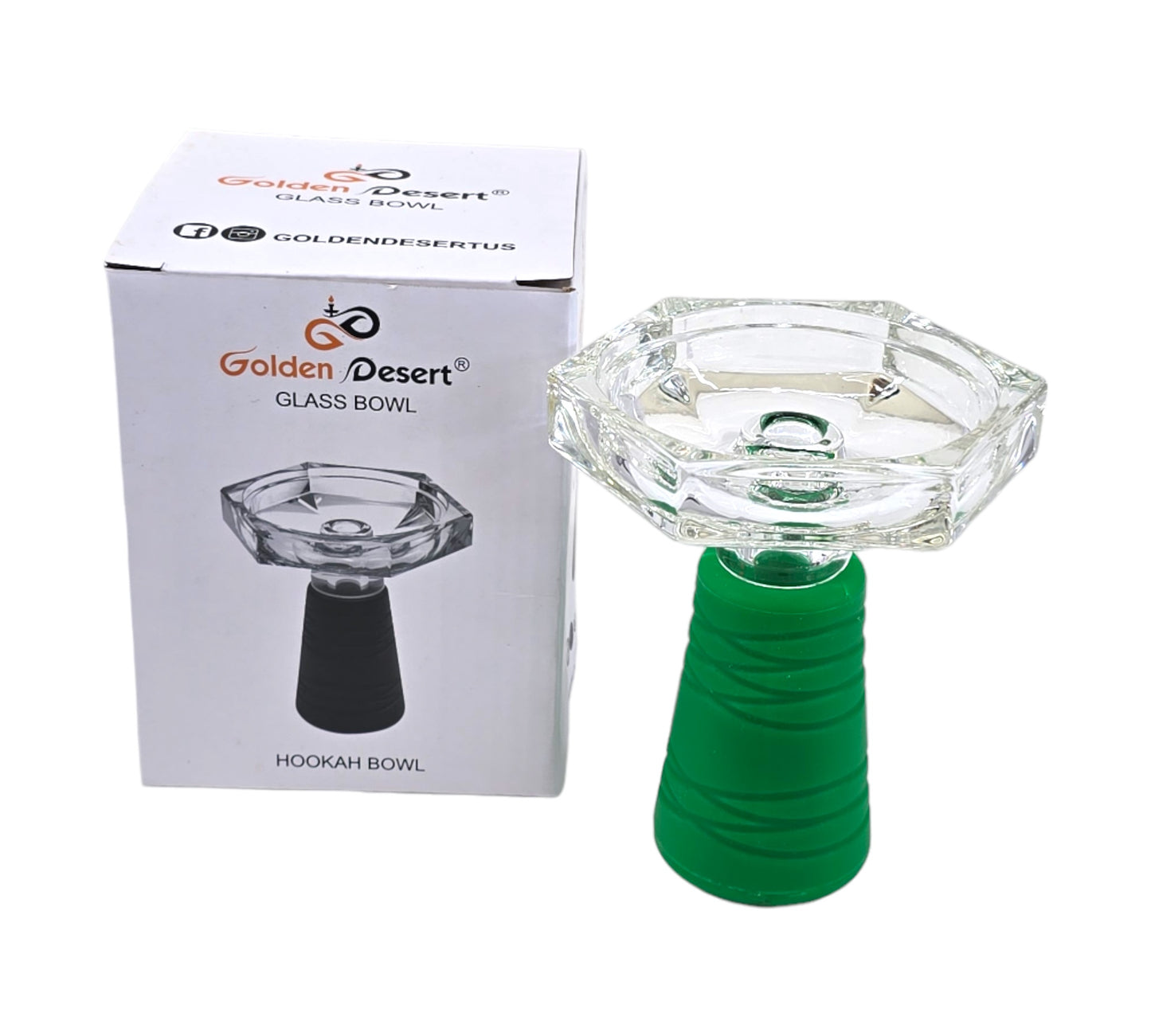 SILICONE WITH GLASS BOWL