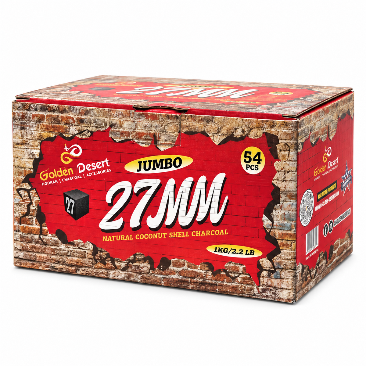 27 MM JUMBO GOLDEN CUBE