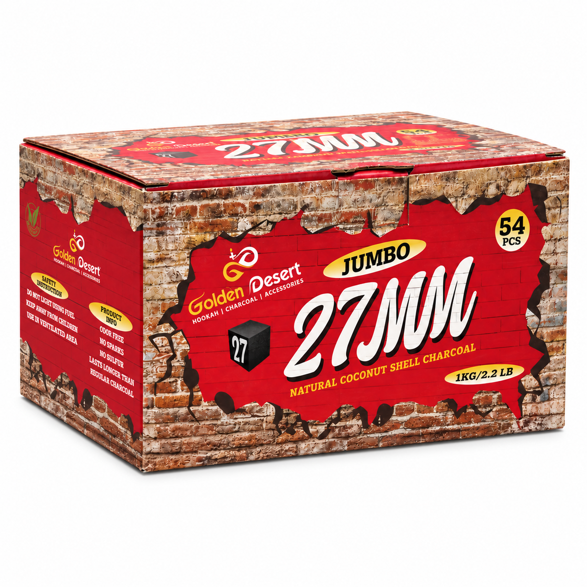 27 MM JUMBO GOLDEN CUBE