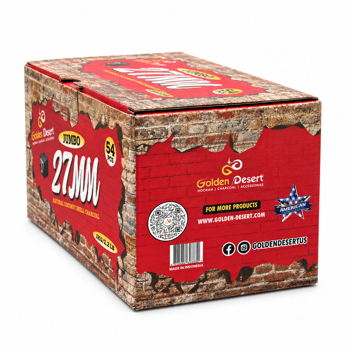 27 MM JUMBO GOLDEN CUBE