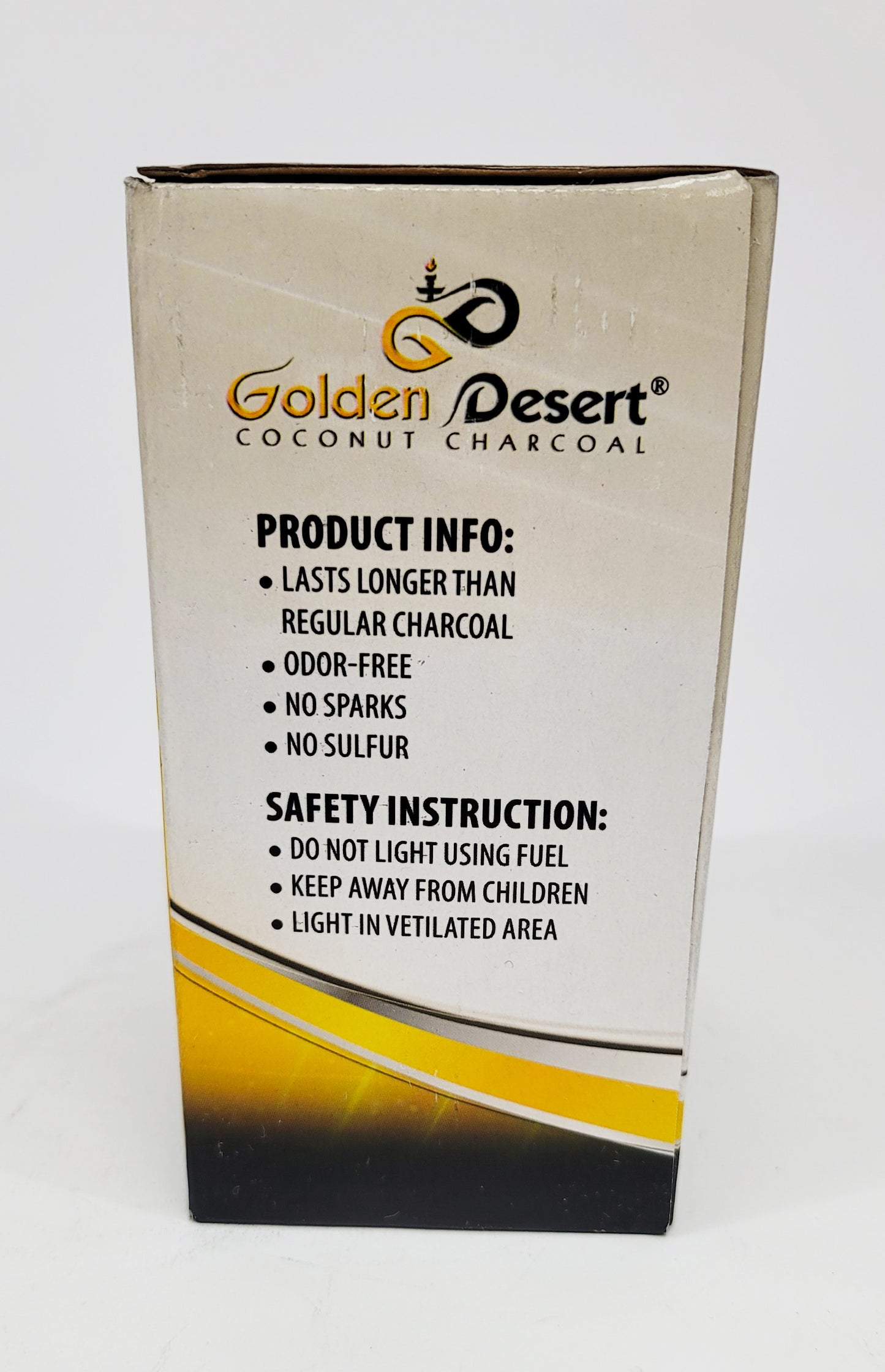 Golden Desert 1 kg Flat box coconut charcoal
