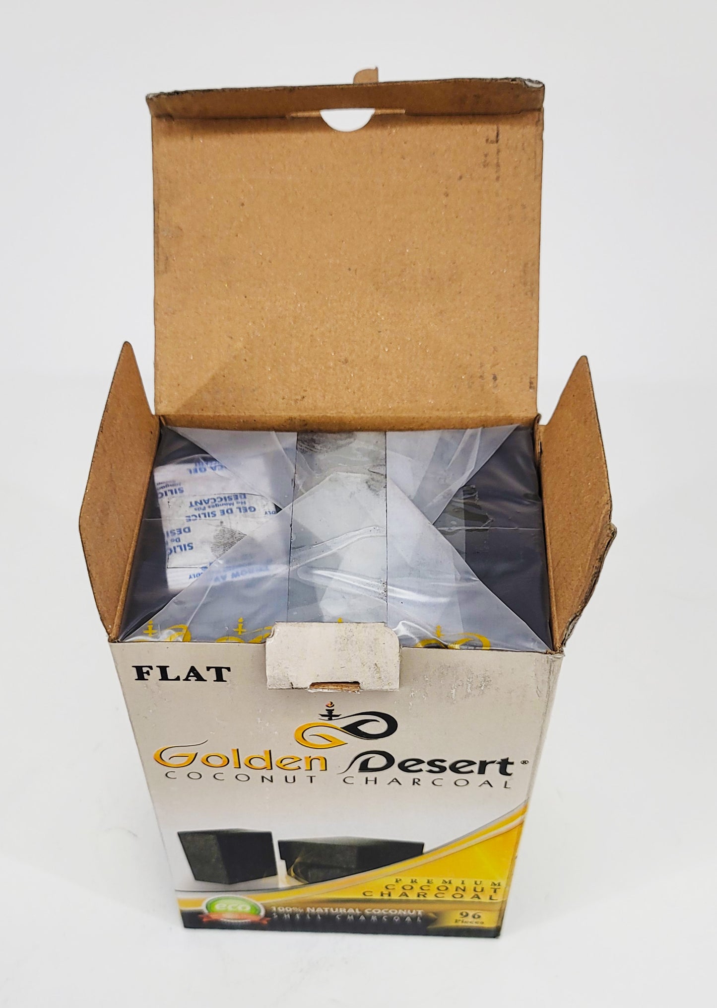 Golden Desert 1 kg Flat box coconut charcoal