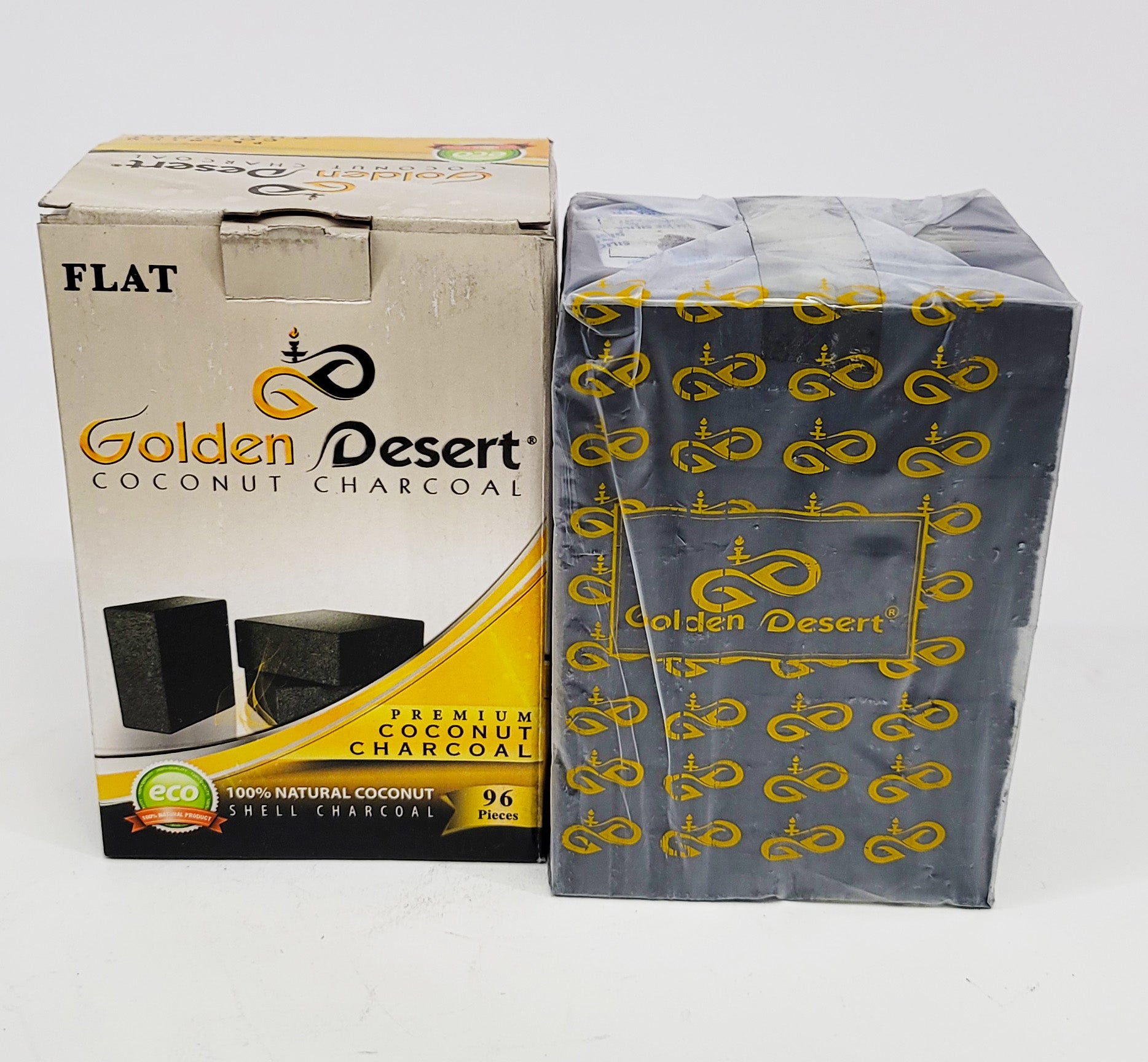 Golden Desert 1 kg Flat box coconut charcoal