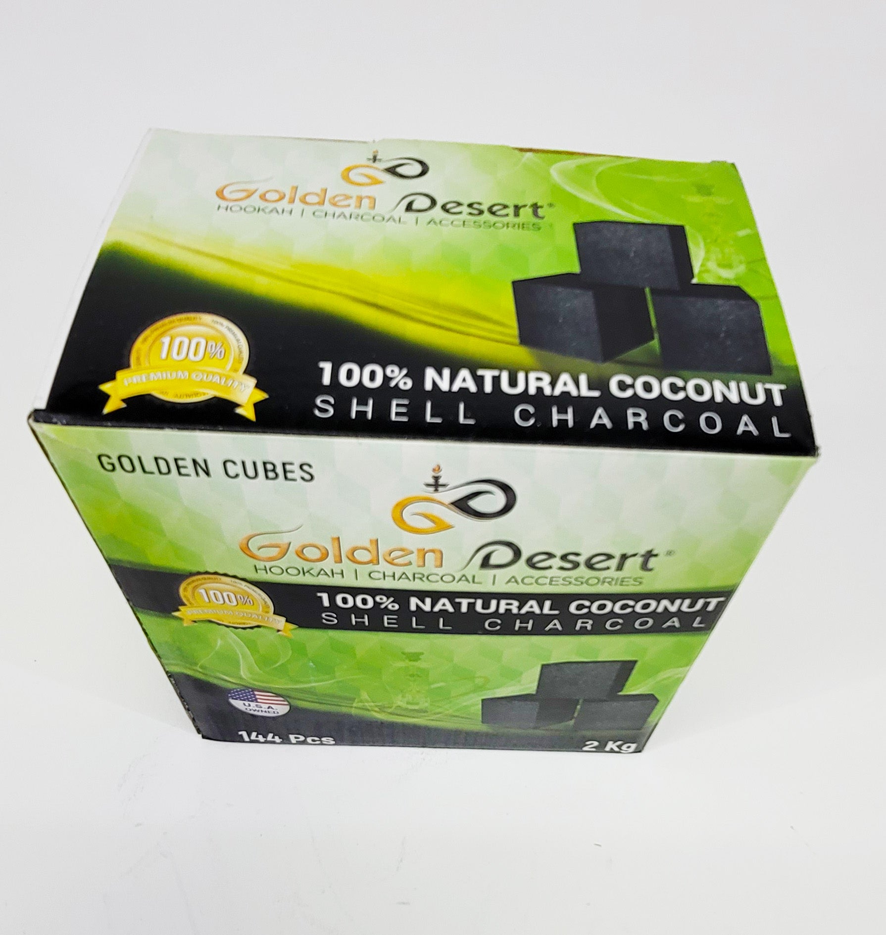 Golden Desert 2 kg box coconut charcoal