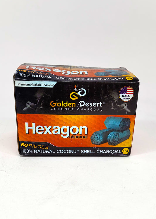 HEXAGON COCONUT CHARCOAL